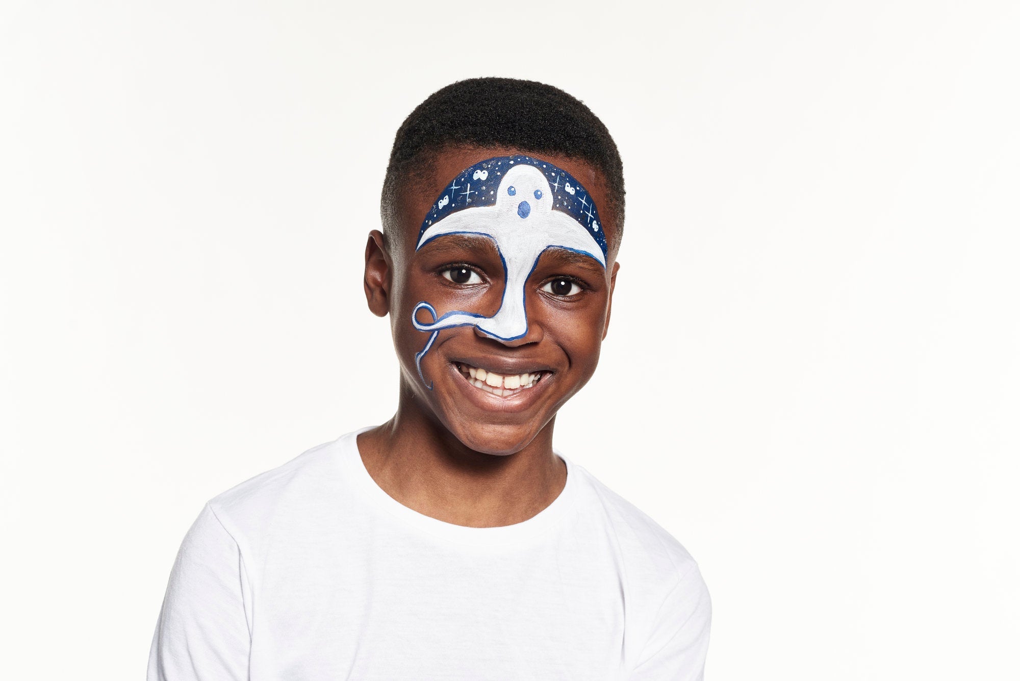 Ghost Face Paint 3 Easy Steps Snazaroo (US)