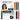 Face Paint Sticks - Halloween Face Paint Sticks - Set of 6