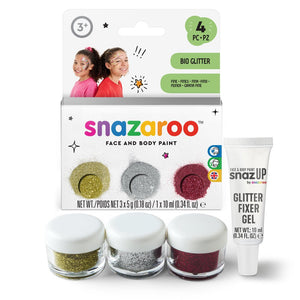 Bio Glitter x3 Fine & Fixer Set