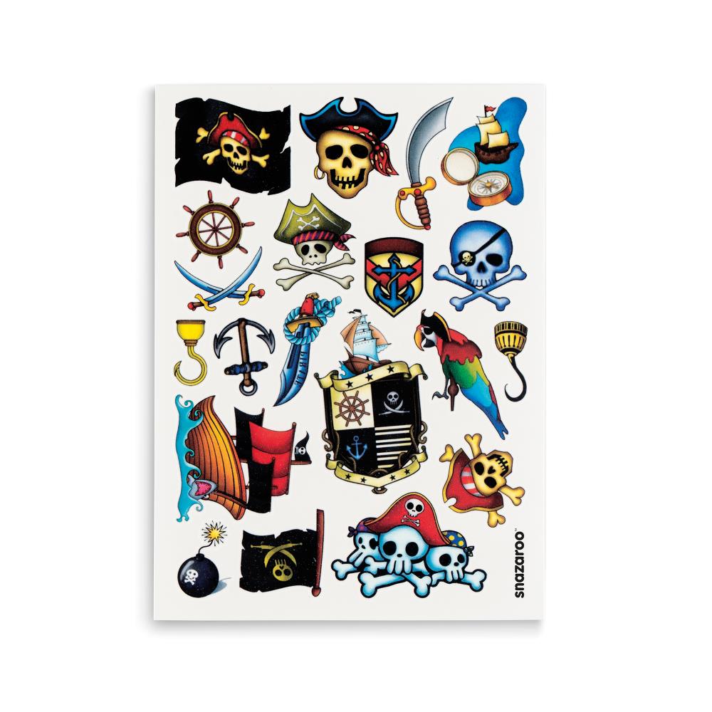 Pirate-Themed Temporary Tattoos for Adults