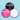 Three Snazaroo face paint pots in black, bright pink, and white on a light blue background.