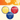 Yellow, Blue & Red Fan Colour Bundle