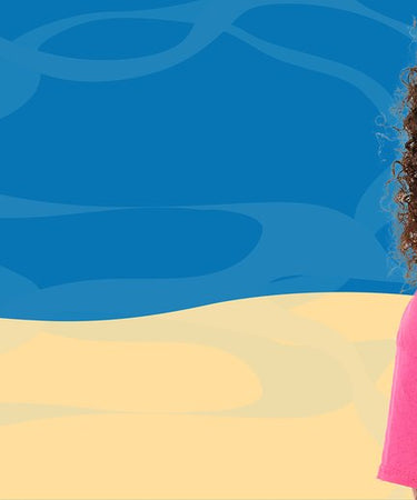 summer beach themed face painting activity web banner with Snazaroo face paint kits