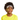Person with brown cowboy hat and yellow stripey snake face painted on