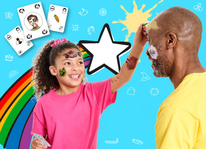 Snazaroo card game showing product in use