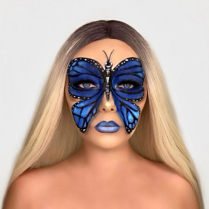 maquillaje mariposa Snazaroo