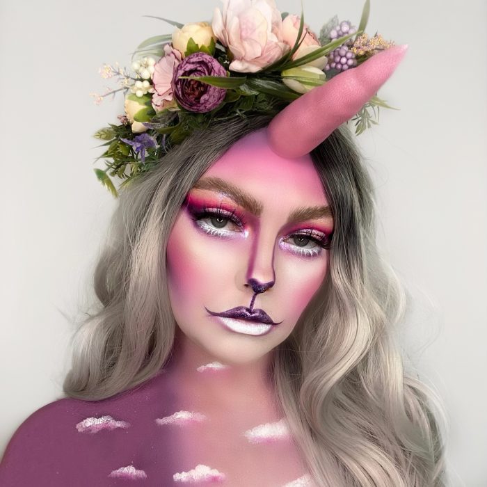 maquillaje unicornio mágico
