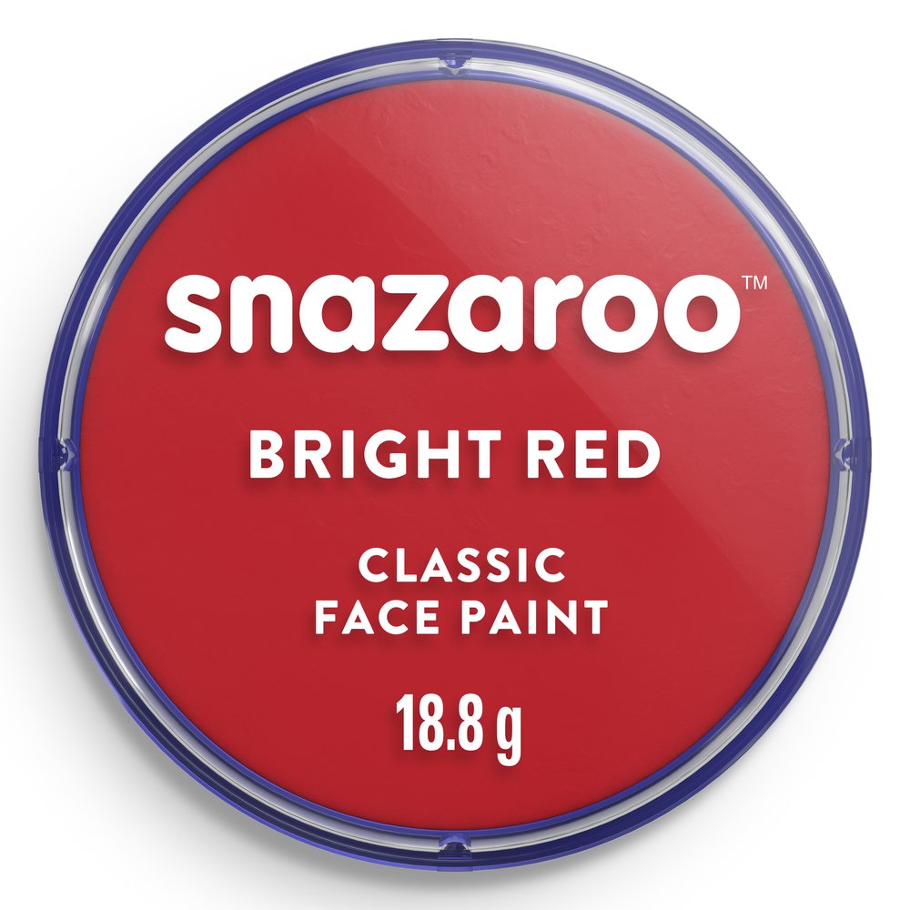 Snazaroo Clásicos - Rojo Brillante, 18ml