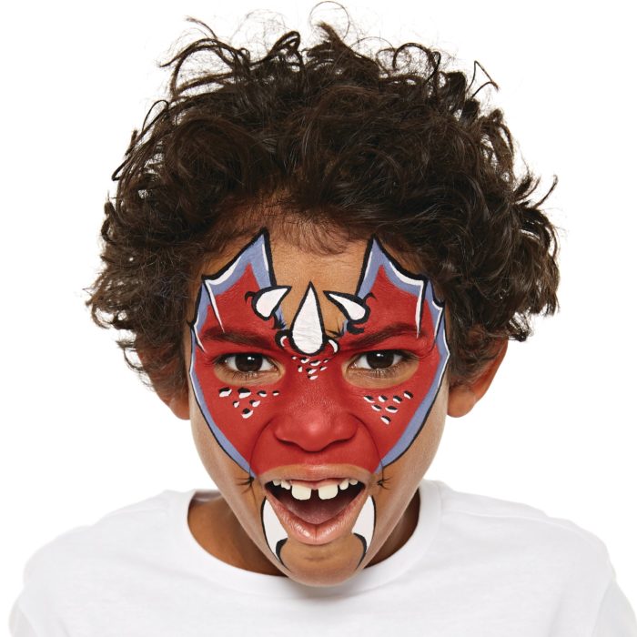 Boy with Dragon face paint design
