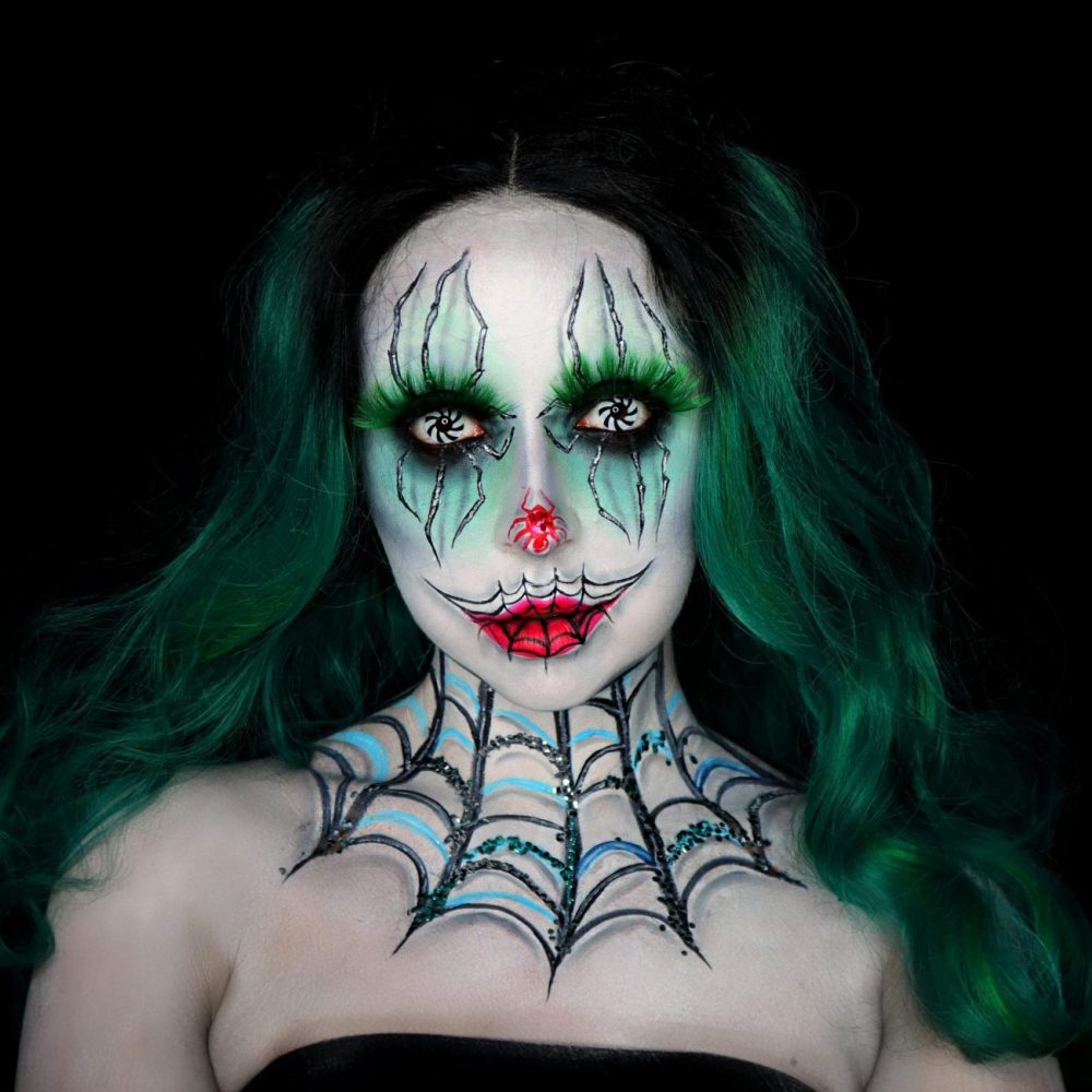 Spider Witch Makeup Look