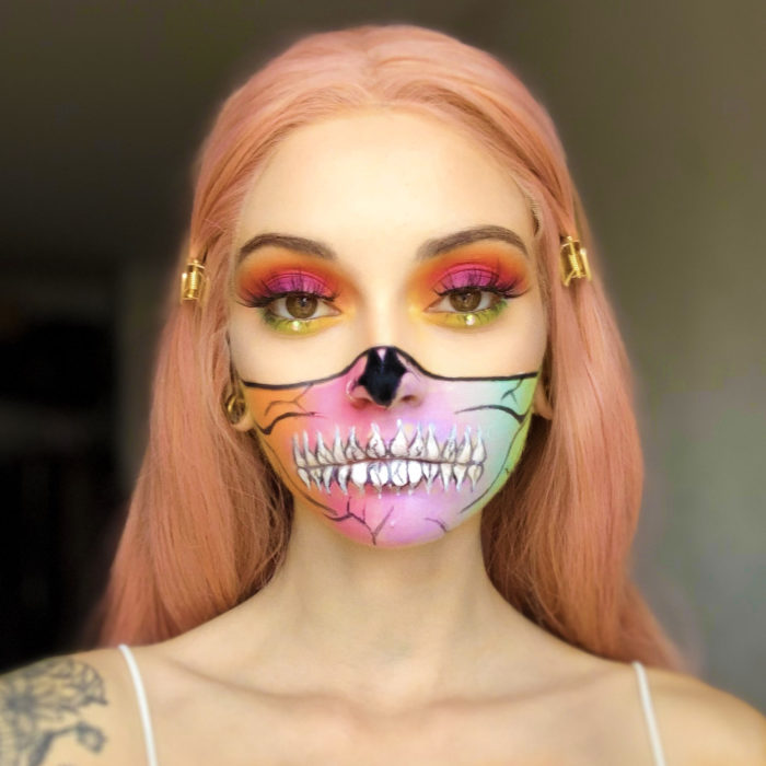 skeleton makeup design