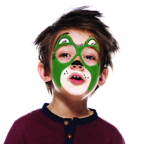 Boy with Bear face paint design