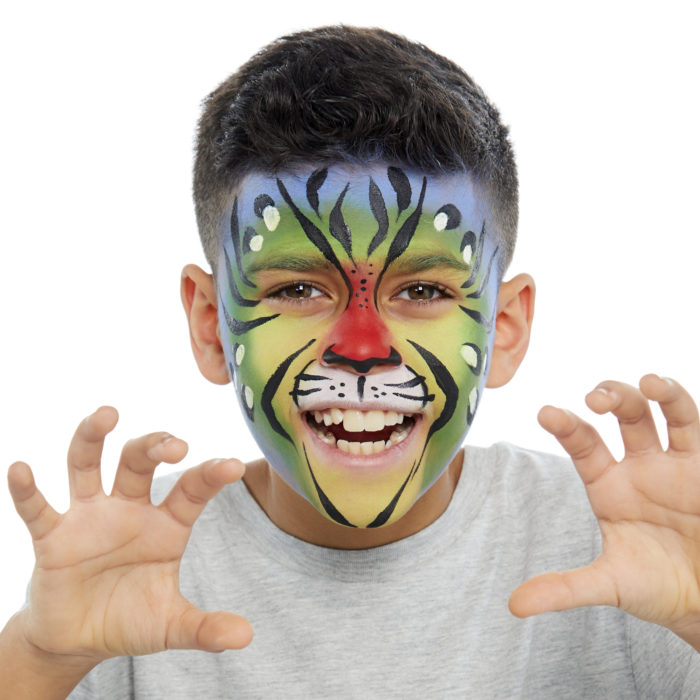 Rainbow Face Painting for Kids