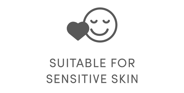 Suitable for sensitive skin icon