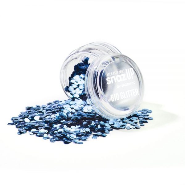 Snazaroo Bio Glitter, Chunky - Ocean Blue, 3g