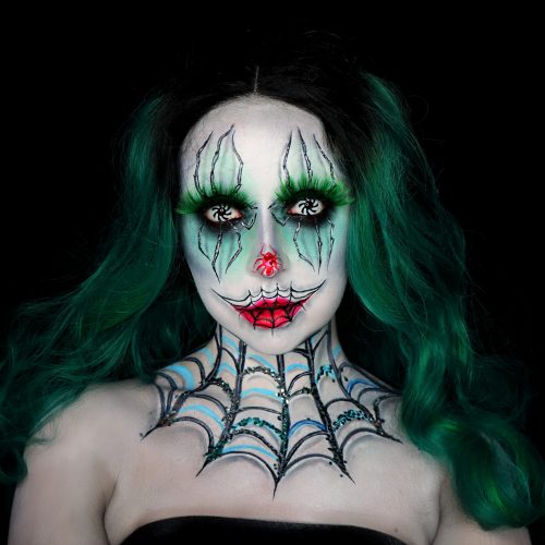 Spider Witch face paint