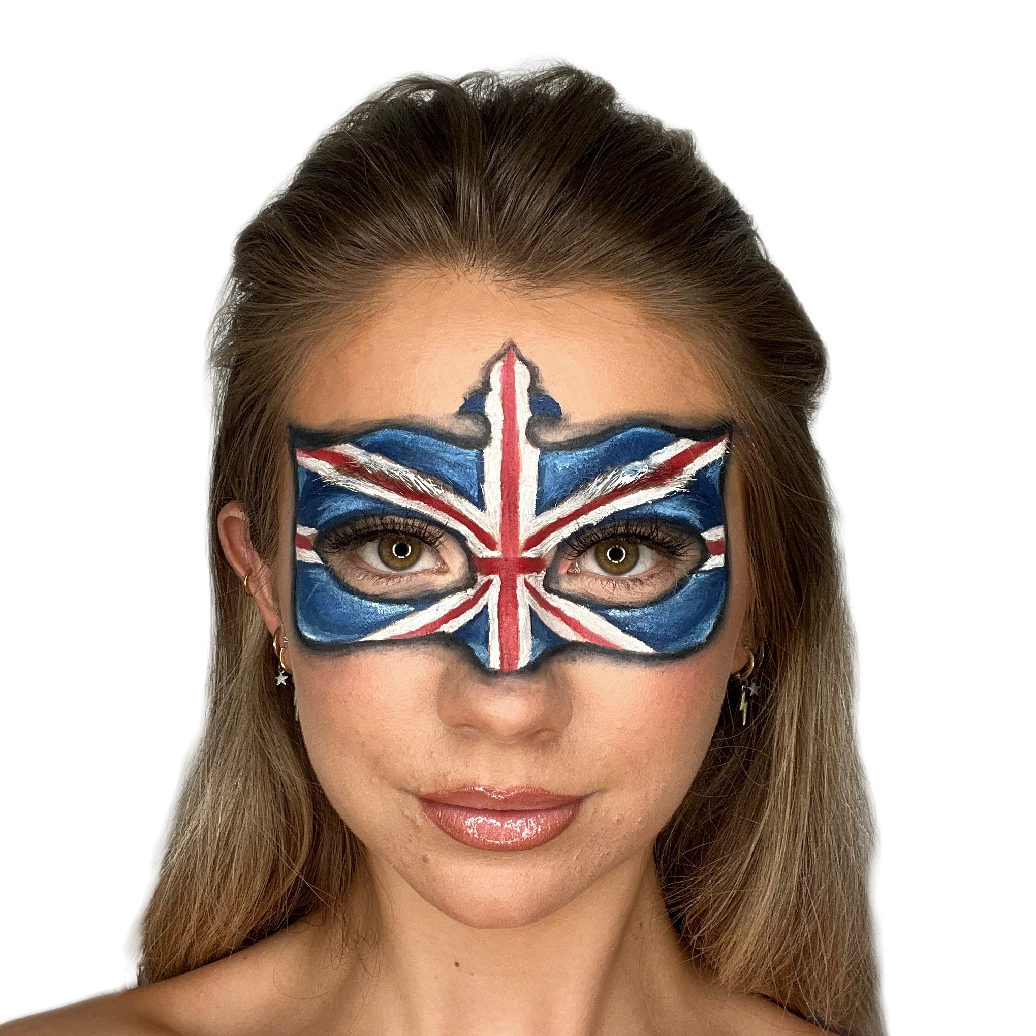 Union Jack Mask Face Paint