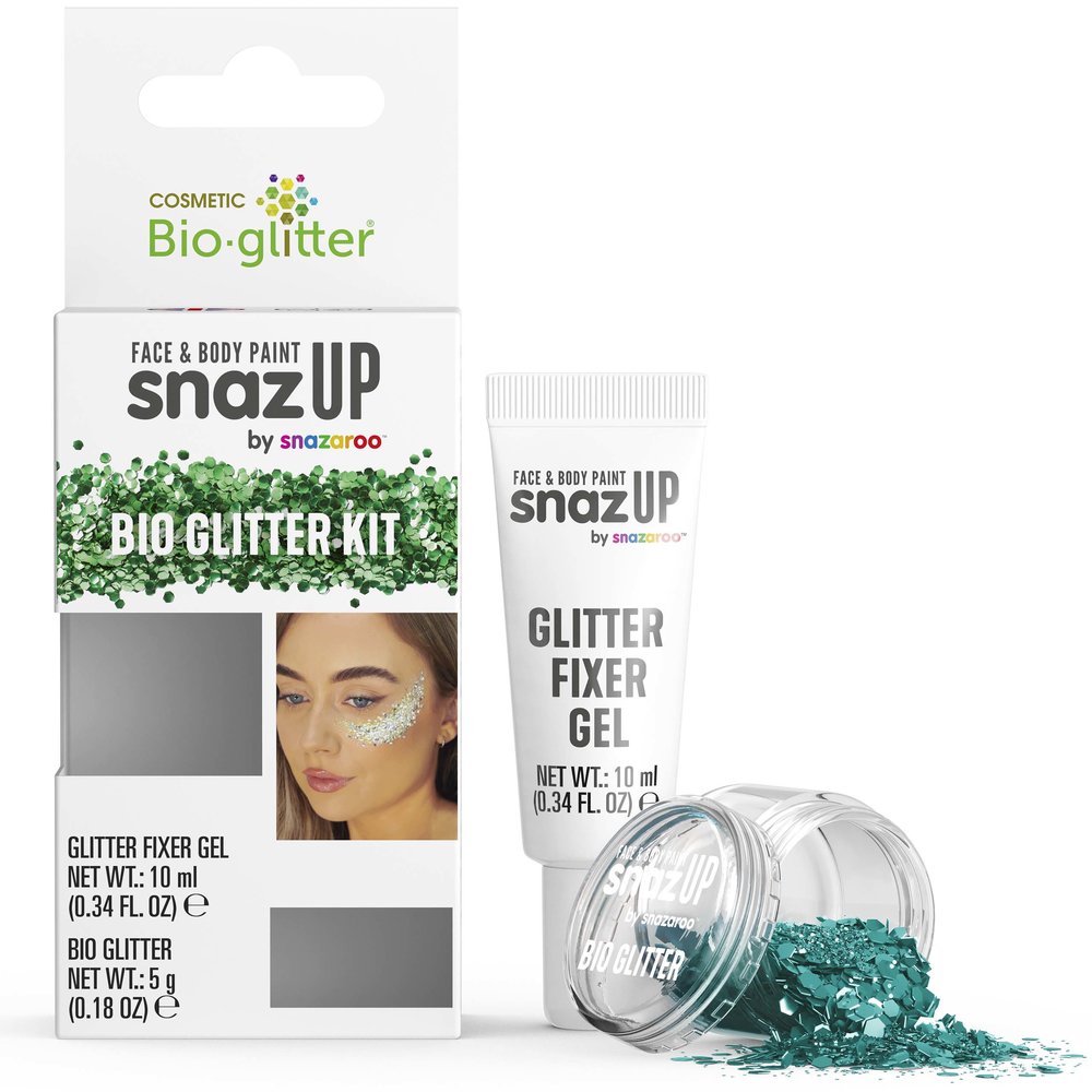 Snazaroo Bio Glitter Kit Turquoise 5g