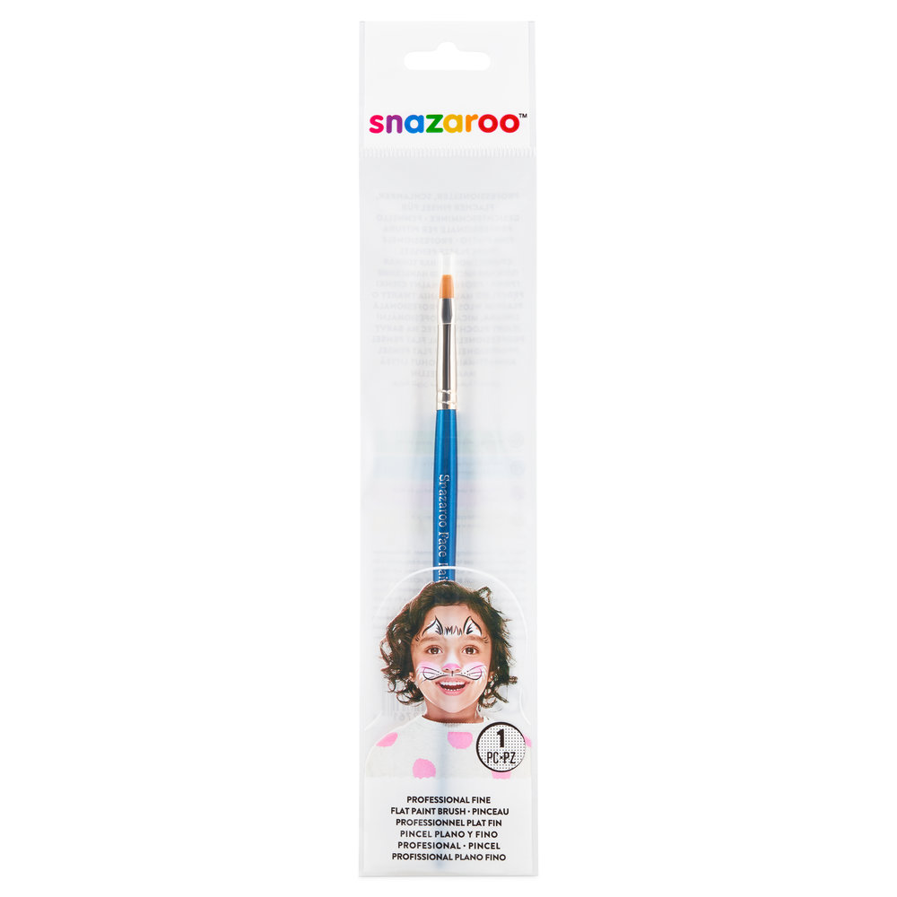 Professional Face Paint Brush - Fine Flat