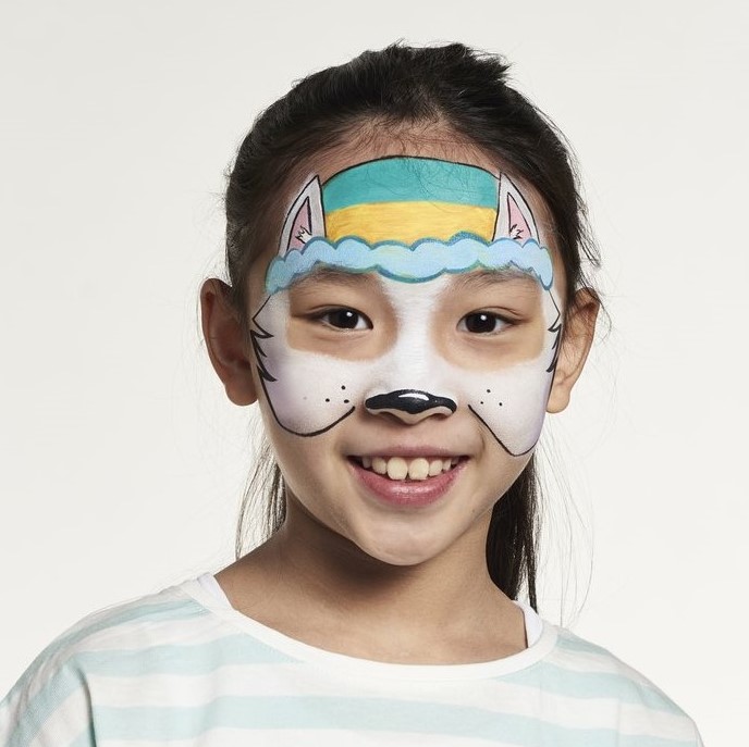 Everest Paw Patrol 3-Step Face Paint Guide