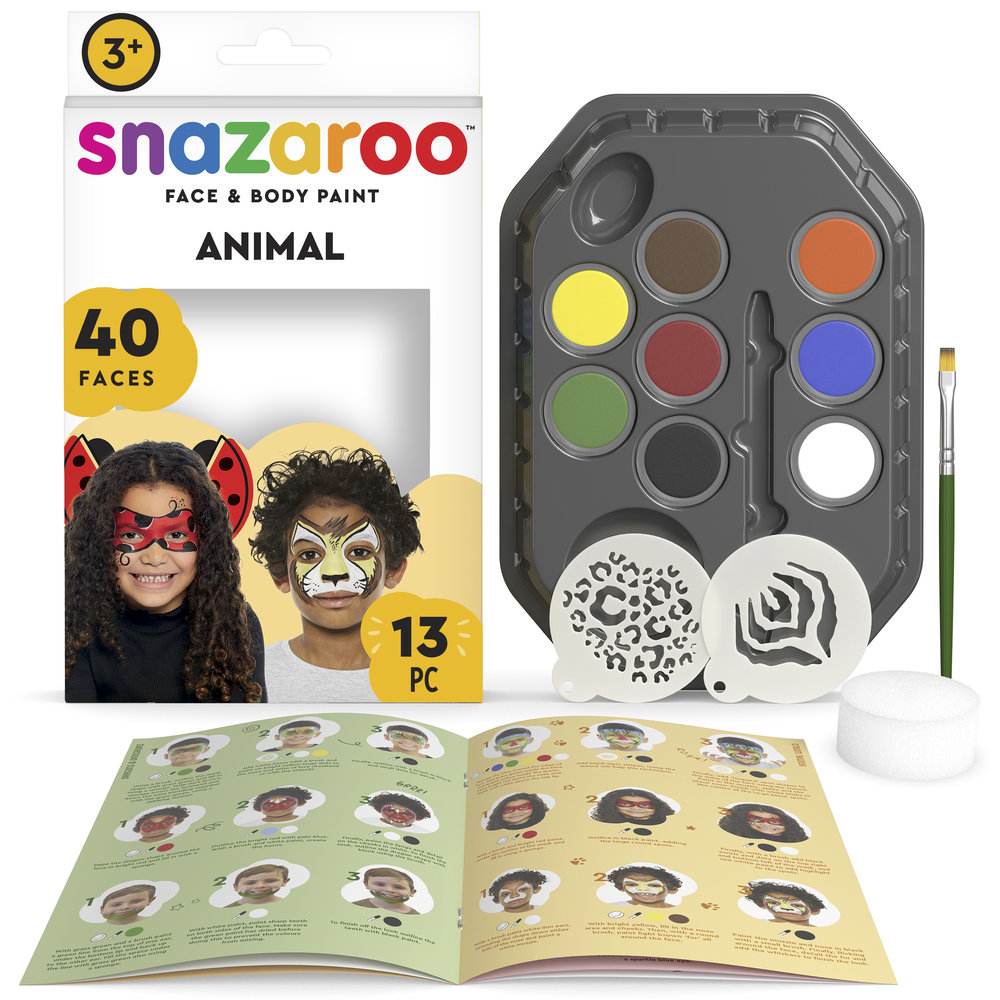 Animal World Face Paint Kit