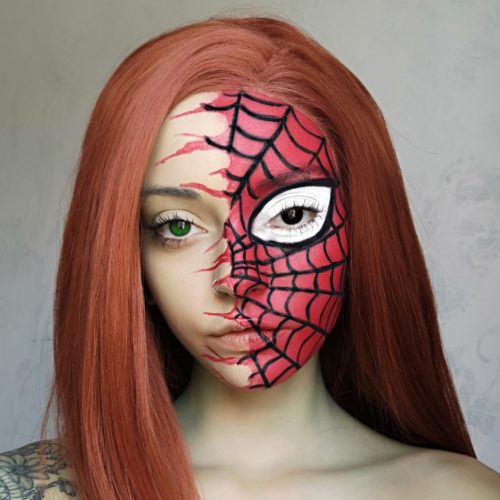 Spider Cosplay Makeup