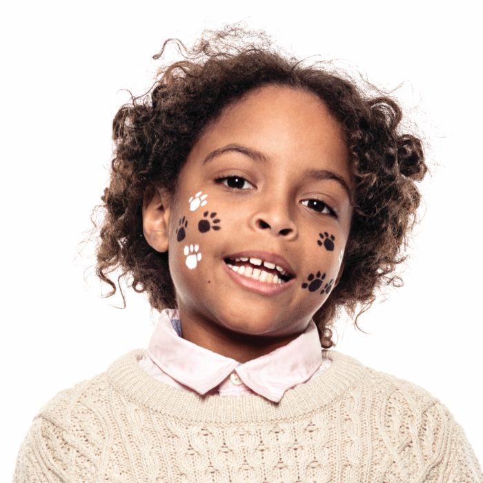 Boy with Paws face paint design