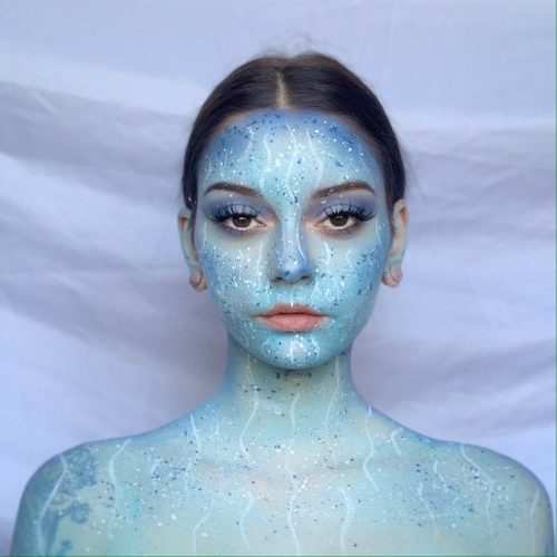 sea creature face paint guide by jadexberry step 3