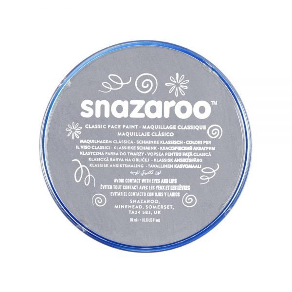 Snazaroo Classic Face Paint - Dark Grey, 18ml