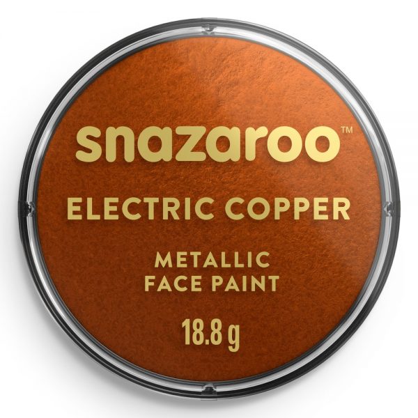 Snazaroo Metallic Face Paint - Electric Copper, 18ml