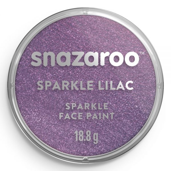 Snazaroo Sparkle Face Paint - Sparkle Lilac, 18ml