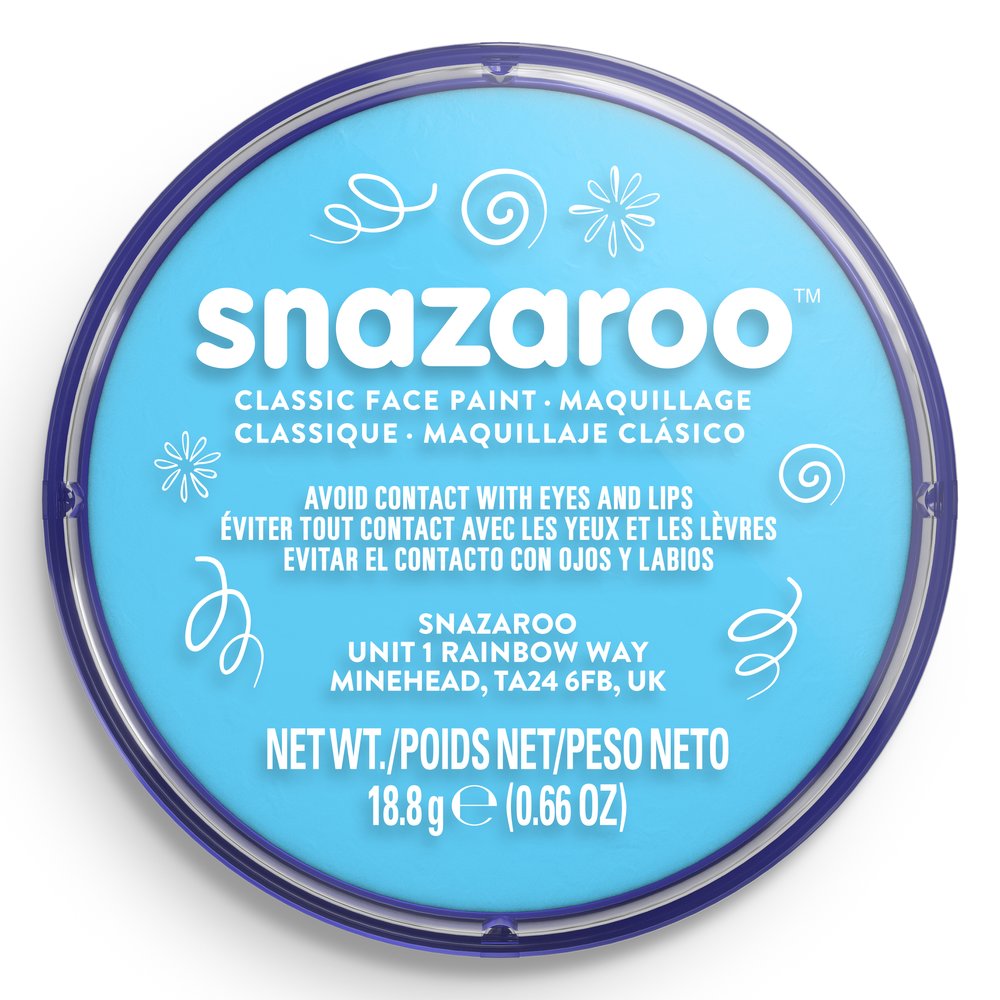 Snazaroo Classic Face Paint - Turquoise, 18ml