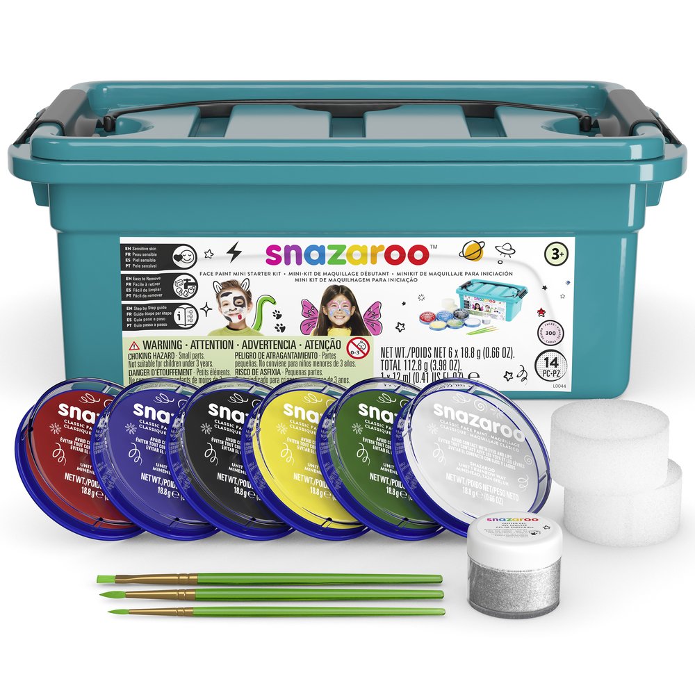 Snazaroo™ Unisex Assorted Colors Face Painting Kit - Basic Supplies - 1  Piece