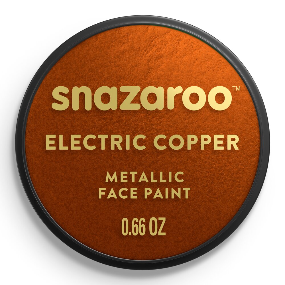 Snazaroo Metallic Face Paint - Electric Copper, 18ml