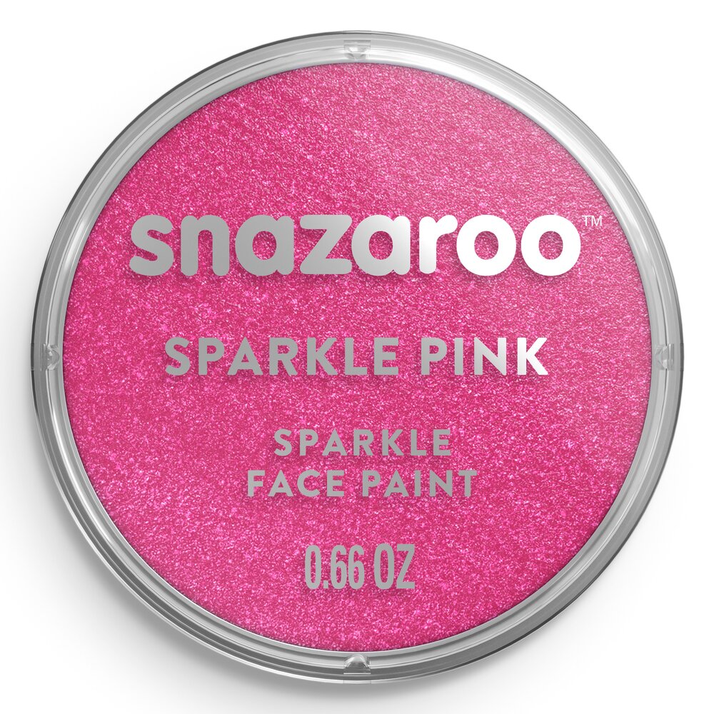 Snazaroo Sparkle Face Paint - Sparkle Pink, 18ml