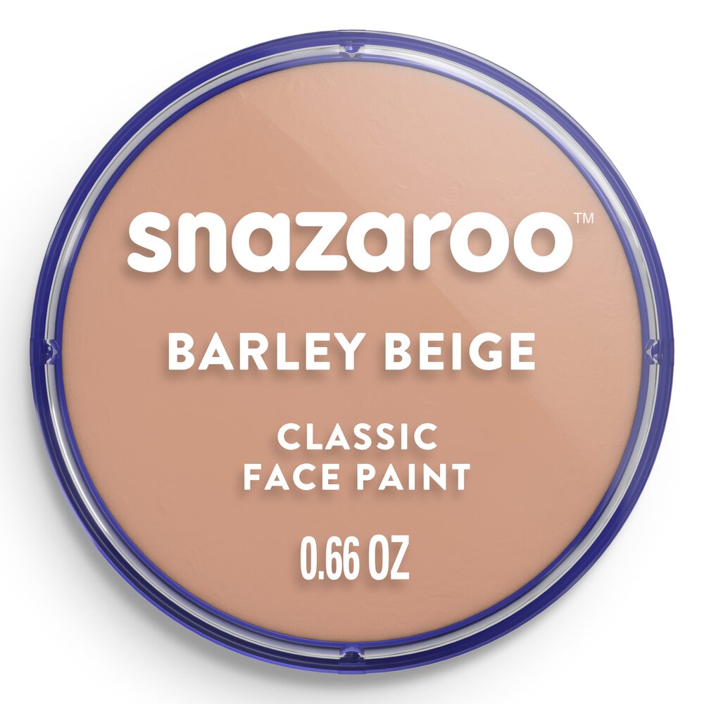 Snazaroo Classic Face Paint - Barely Beige, 18ml