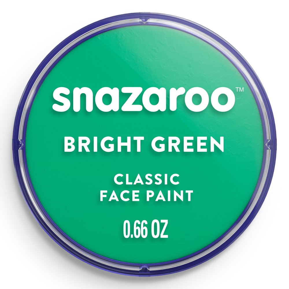 Snazaroo Classic Face Paint - Bright Green, 18ml