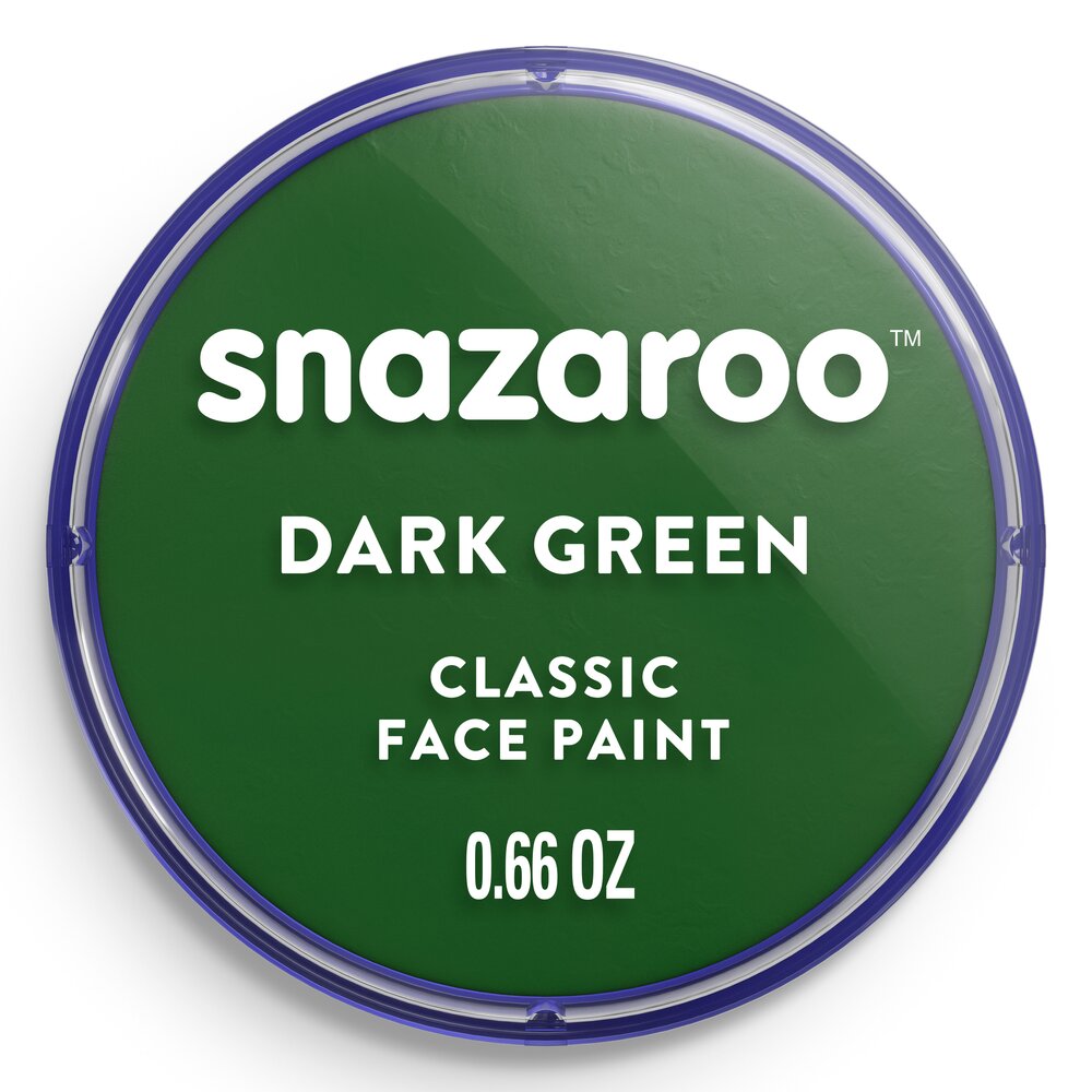 Snazaroo Classic Face Paint - Dark Green, 18ml