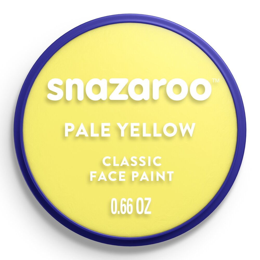 Snazaroo Classic Face Paint - Pale Yellow, 18ml