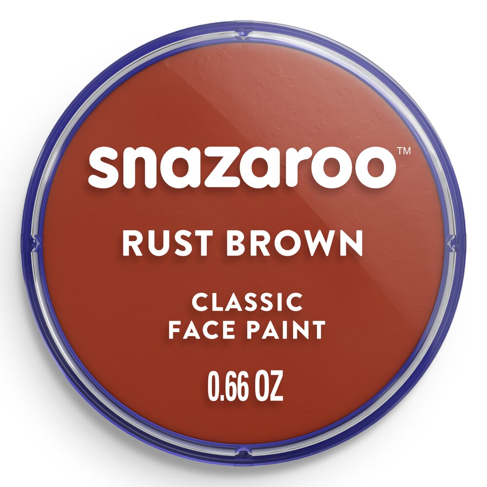 Snazaroo Classic Face Paint - Rust Brown, 18ml