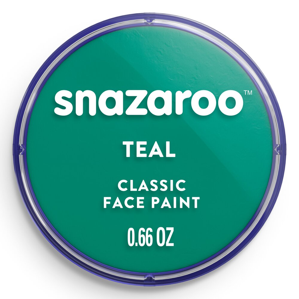 Snazaroo Classic Face Paint - Teal, 18ml