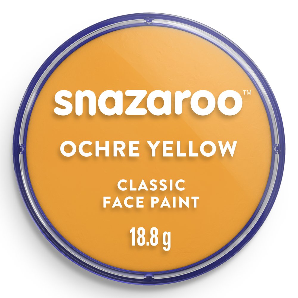 Snazaroo Classic Face Paint - Ochre Yellow, 18ml