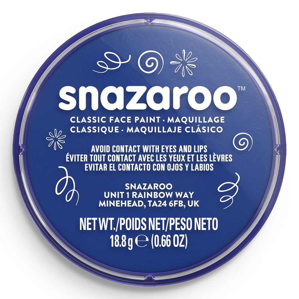 Snazaroo Classic Face Paint - Royal Blue, 18ml