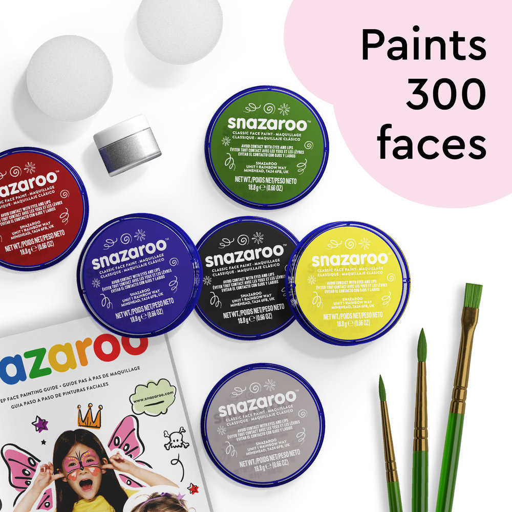 Snazaroo Kit de maquillage pour débutant 300 visages