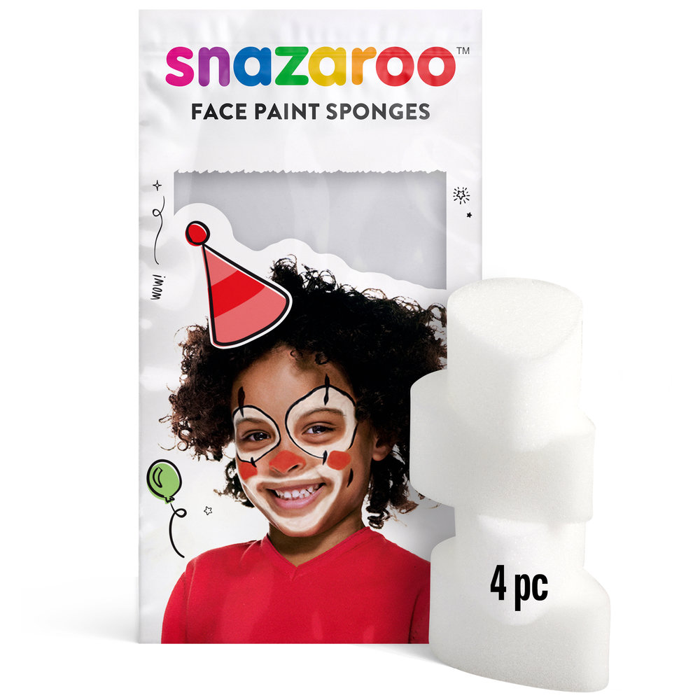 Face Paint High Density Sponges - pack of 4 - Art & Craft