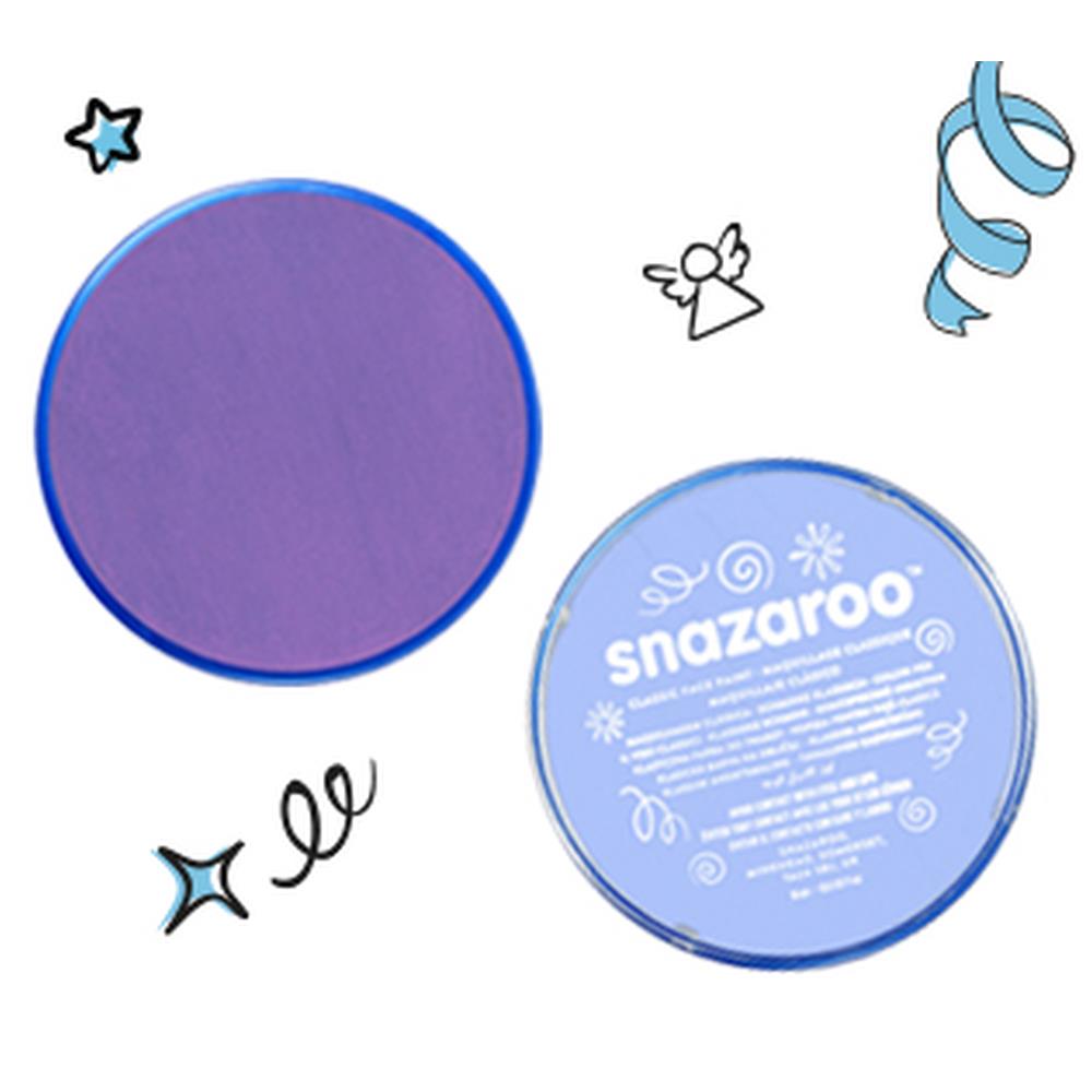 Snazaroo Classic Face Paint - Lilac, 18ml